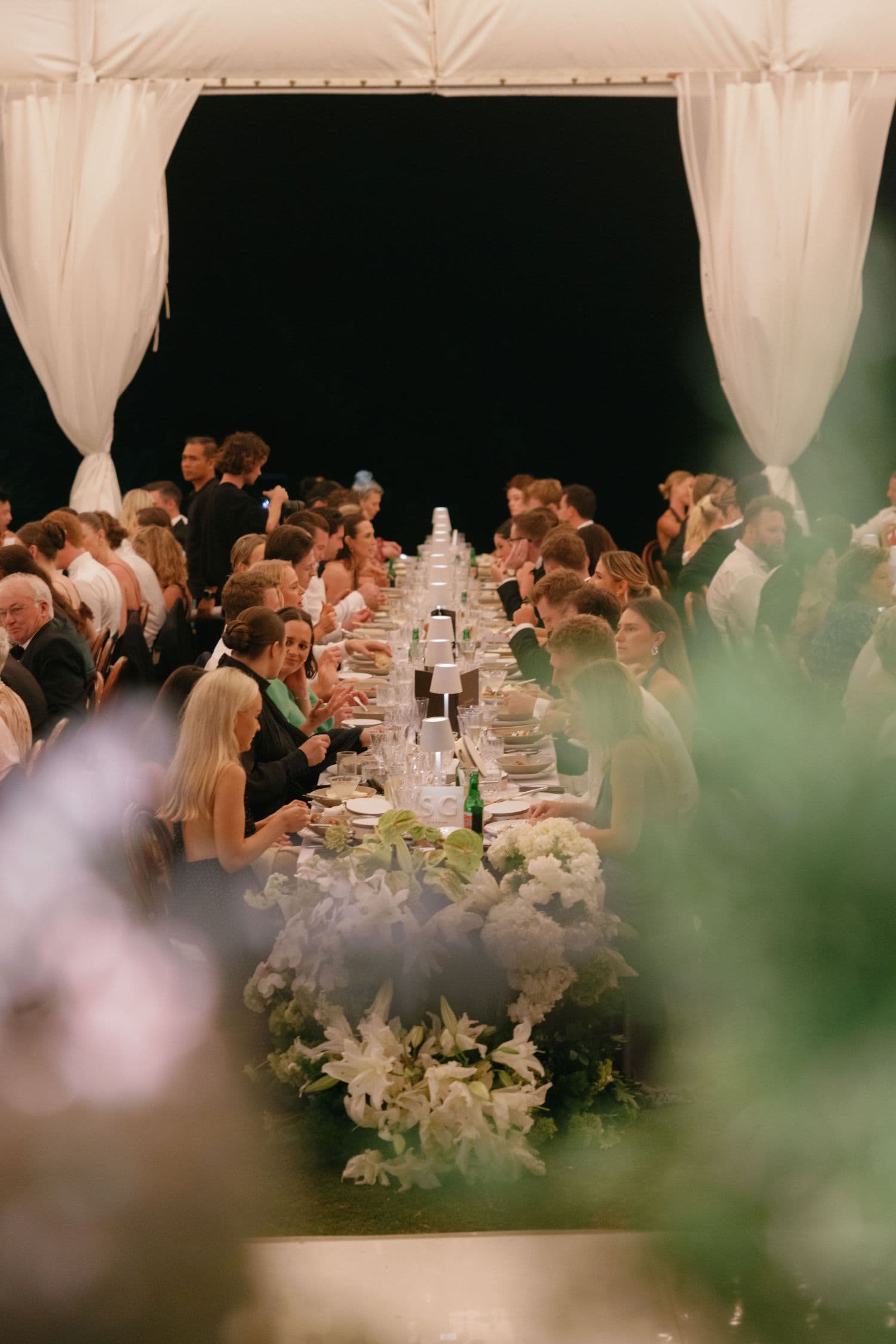 wedding dinner at The Ungasan